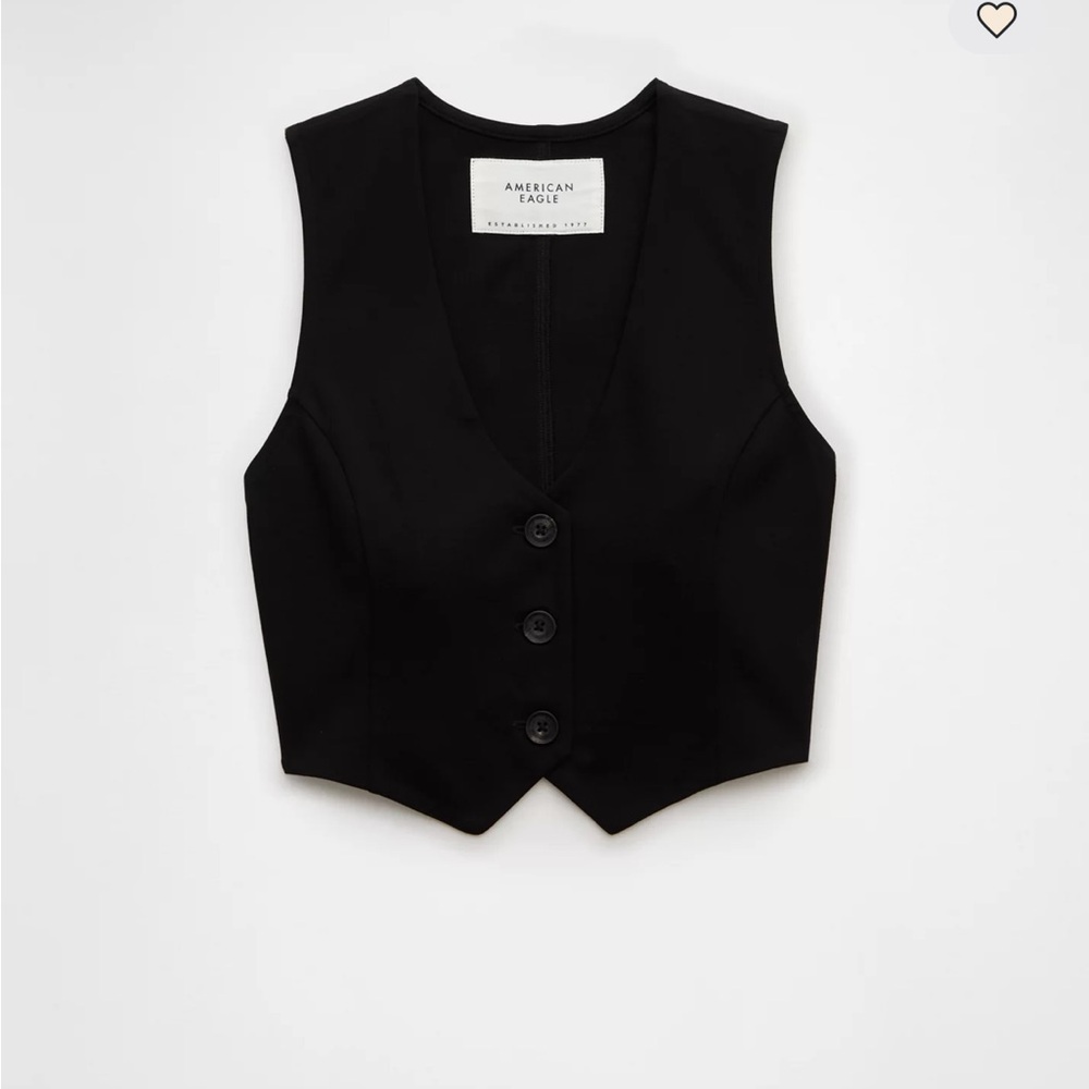 AE It Knit Black Vest